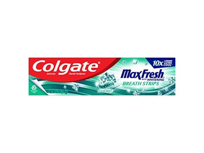 Colgate Max Fresh With Whitening Toothpaste, Mint, 6.3 oz/178 g