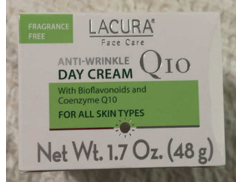 Lacura Anti-Wrinkle Day Cream, Bioflavonoids & Coenzyme Q10, 1.7 oz/48 g