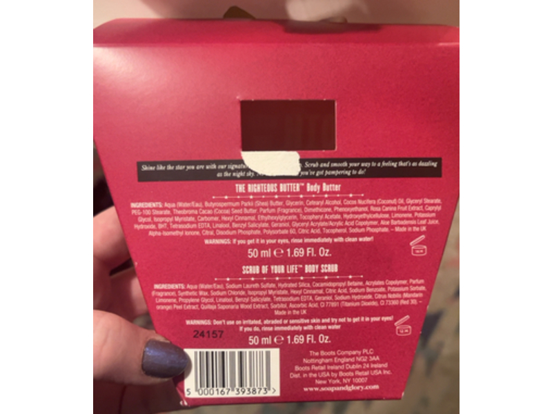 Soap & Glory Smooth With The Times Set, 1.69 fl oz/50 mL