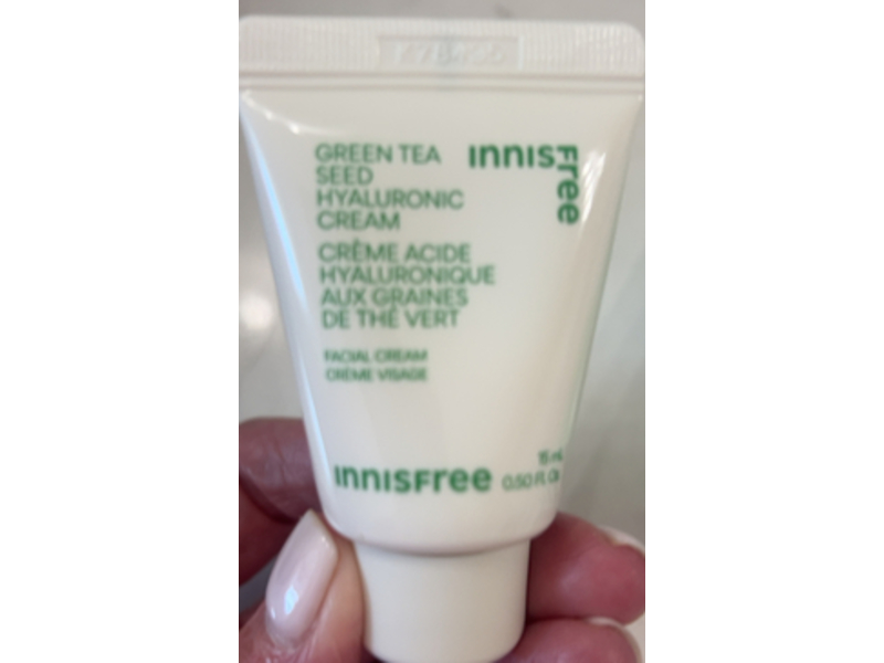 InnisFree Green Tea Seed Hyaluronic Cream, 0.5 fl oz/15 mL