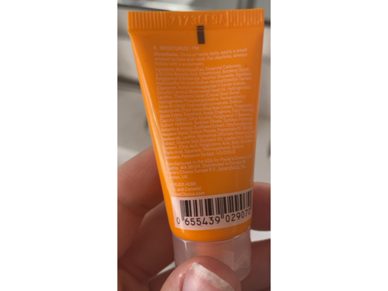 Paula's Choice C5 Super Boost Moisturizer, 0.5 fl oz/15 mL