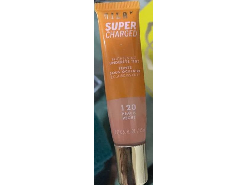 Milani Super Charged Brightening Undereye Tint, 120 Peach, 0.51 fl oz/15 mL