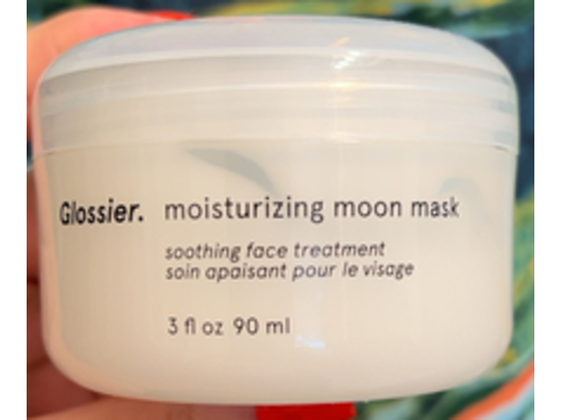 Glossier Moisturizing Moon Mask, Soothing Face Treatment, 3 fl oz/90 mL