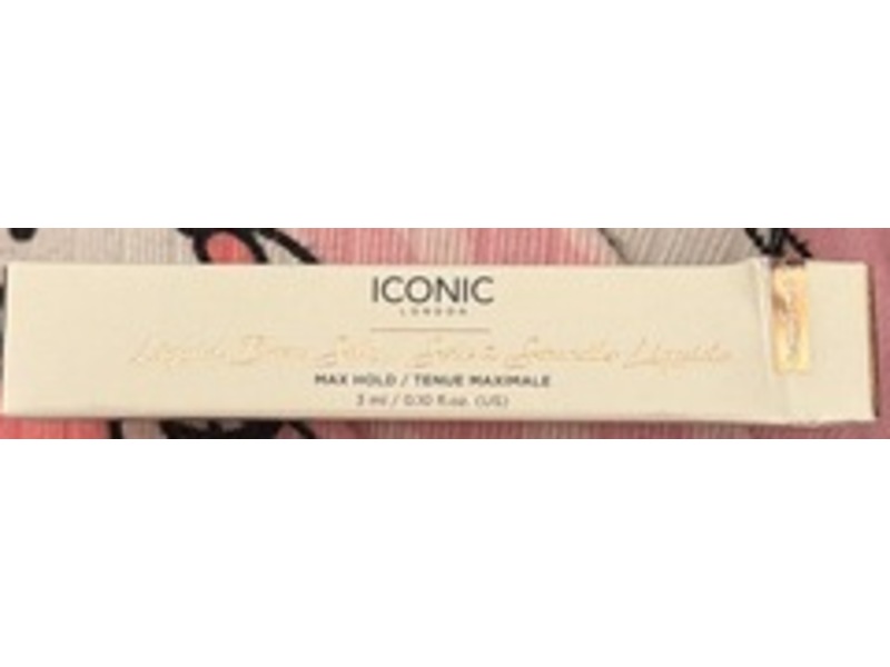 Iconic London Liquid Brow Silk Stick, Max Hold, Clear, 0.10 fl oz/3 mL