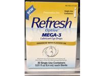 Refresh Optive Mega-3 Lubricant Eye Drops, 0.01 fl oz/0.4 mL, 30 Count - thumbnail 2