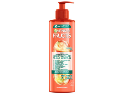 Garnier Fructis Sos Repair 10-In-1 Leave-In, Marula Oil, 400 mL
