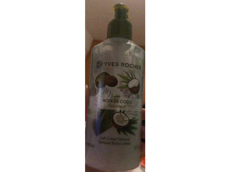 Yves Rocher Moisturizer Body Lotion, Coconut, 13.1 fl oz/390 mL