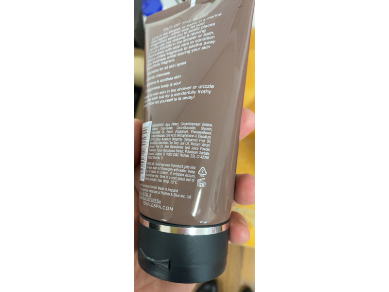 Temple Spa Aromatic Bath & Shower Gel, La La Lagoon, 5 fl oz/150 mL