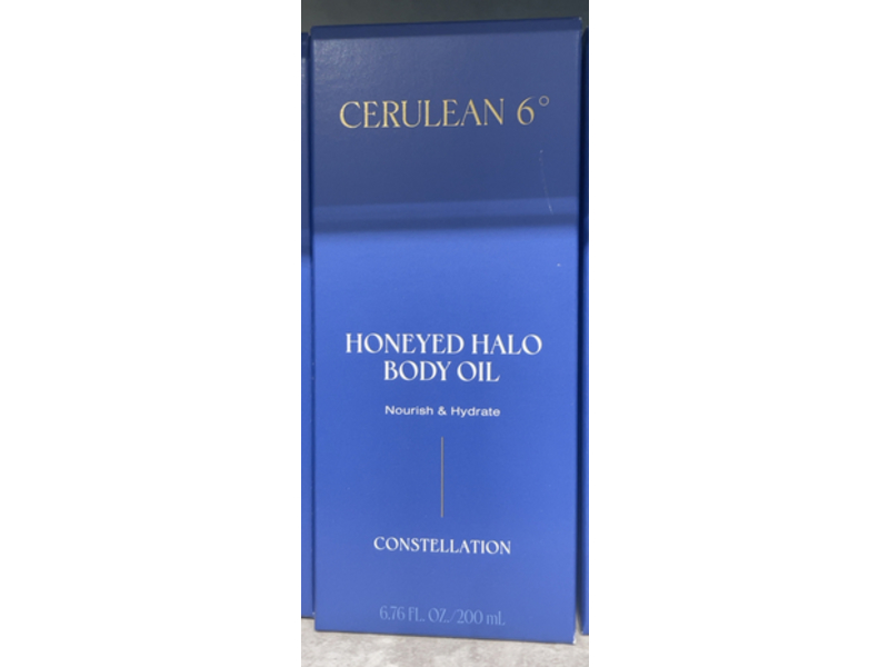 Cerulean 6° Honeyed Halo Body Oil, Constellation, 6.76 fl oz/200 mL