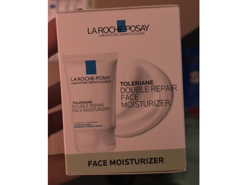 La Roche Posay Toleriane Double Repair Face Moisturizer, 0.10 fl oz/3 mL, 15 Count