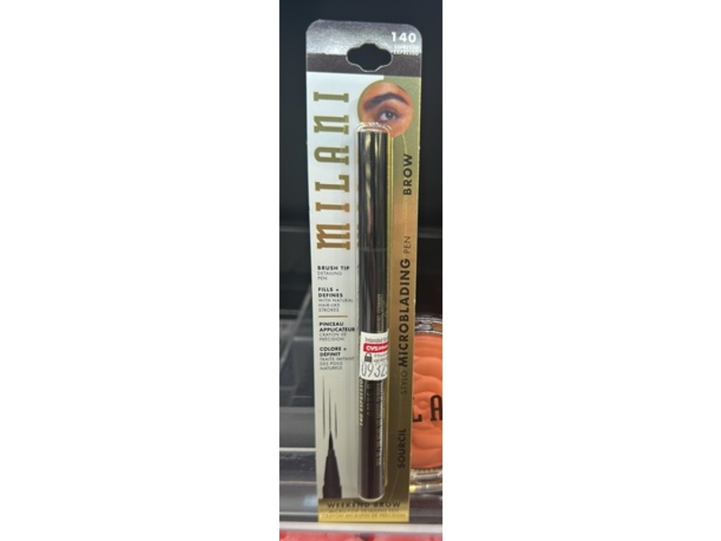 Milani Weekend Brow Eyebrow Tint Pen, 140 Expresso, 0.03 fl oz/1 mL