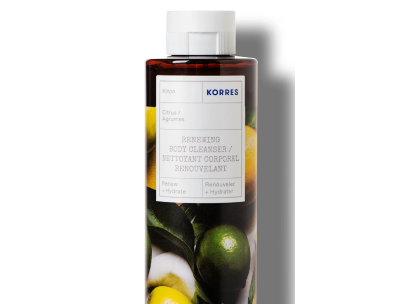 Korres Renewing Body Cleanser, Citrus, 33.81 fl oz/1000 mL