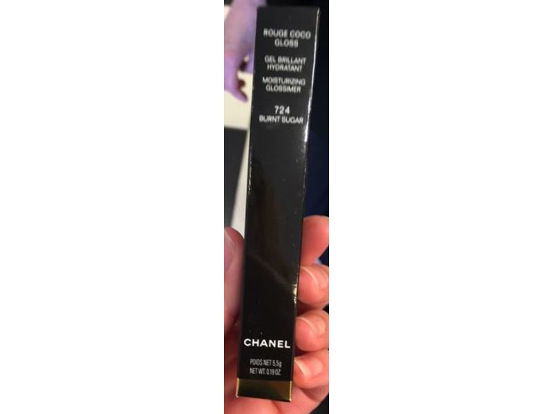 Chanel Rouge Gloss Moisturizing Glossier, Burnt Sugar, 0.19 oz/5.5 g