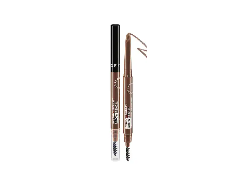 Sephora Collection Instant Sculpt Retractable Eyebrow Pencil, Midnight Brown, 0.005 oz/15 g