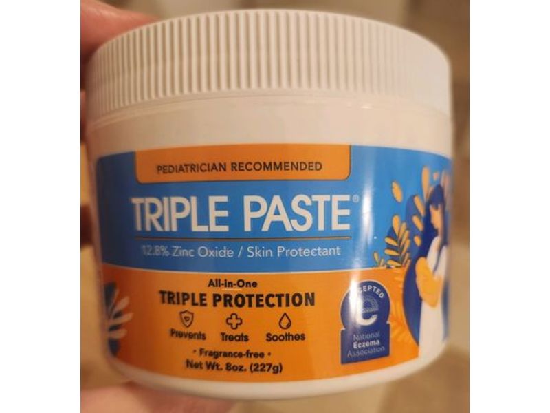 Triple Paste All In One Triple Protection Diaper Rash, 12.8% Zinc Oxide, 8 oz/227 g
