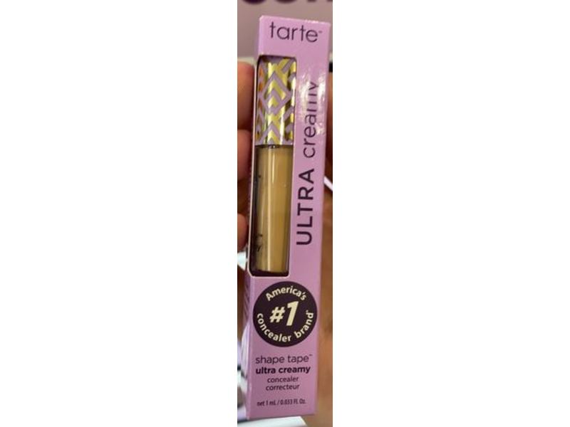 Tarte Shape Tape Ultra Creamy Concealer, 36S Medium-Tan Sand, 0.033 fl oz/1 mL