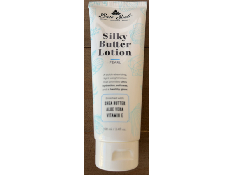 Bare Soak SIlky Butter Lotion, Pearl, 3.4 fl oz/100 mL