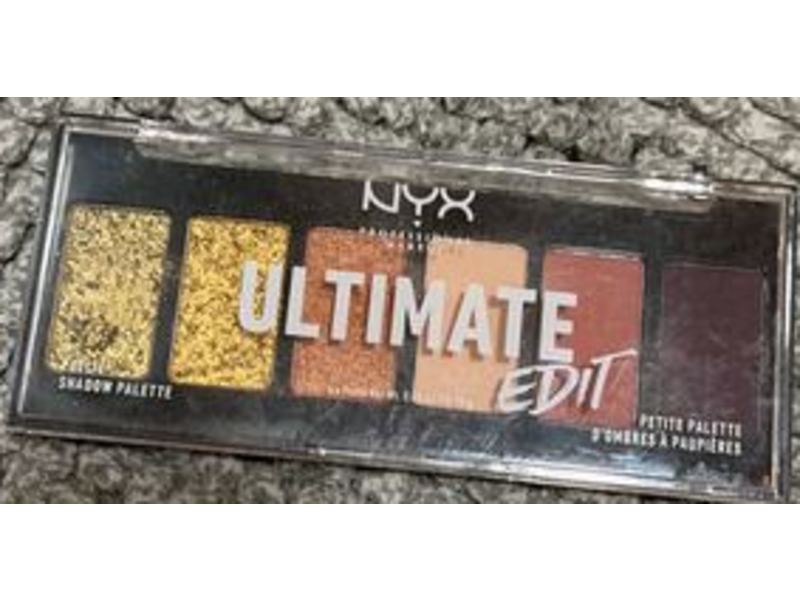 NYX Professional Makeup Ultimate Edit Petite Shadow Palette, Utopia, 0.94 oz/1.2 g
