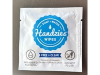 Handzies Soap + Water Wipes, Free & Clear, 1 Count - Image 3