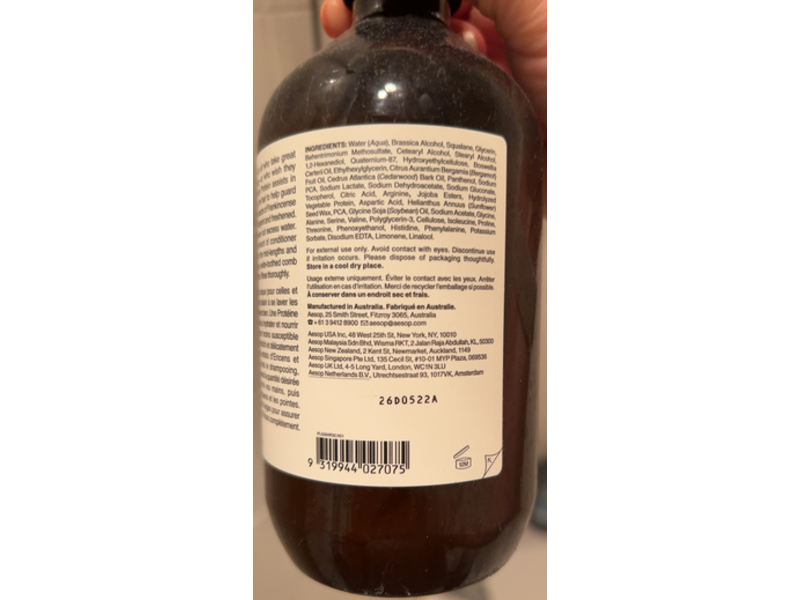 Aesop Conditioner, 16.9 oz/500 mL