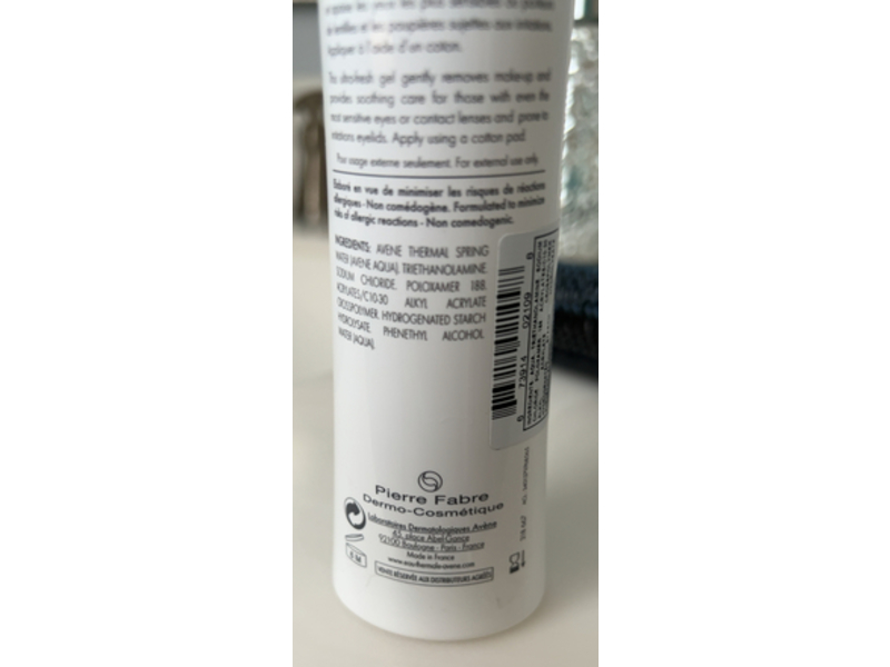 Avene Gentle Eye Make-up Remover, 4.2 fl oz/125 mL