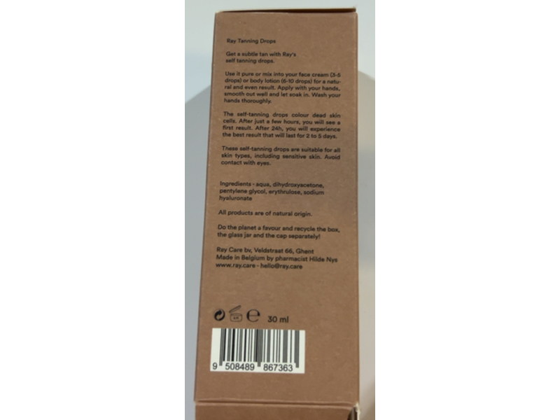 Ray Tanning Drops, 30 mL