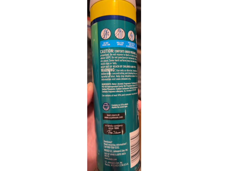 Glade Air Freshener Room Spray, Twinkling Pine & Cedar, 8.3 oz/235 g, 2 Count