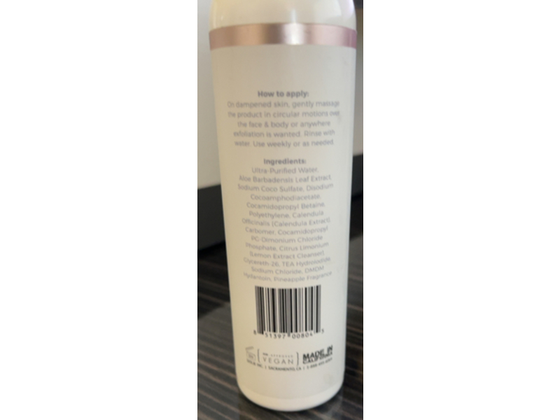 Sjolie Exfoliating Body Wash, 237 mL