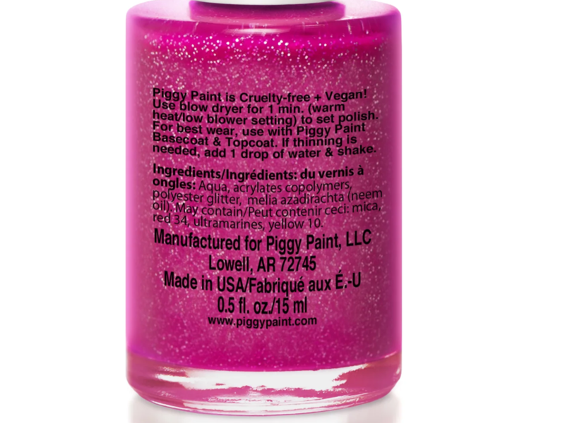 Piggy Paint Natural as Mud, Glamour Girl, 0.5 fl oz