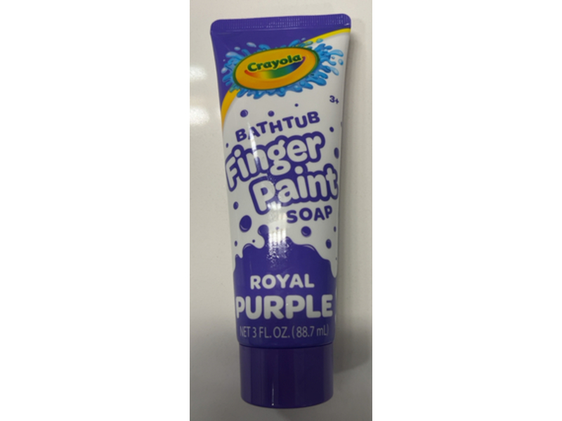 Crayola Bathtub Finger Paint Soap, Royal Purple, 3 fl oz/88.7 mL