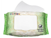 Cuties Baby Wipes, Unscented, 72 Count, Pack Of 12 - thumbnail 1