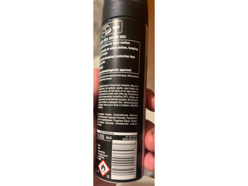 Nivea Men Black & White Invisible Anti-Perspirant Spray, Original, 150 mL