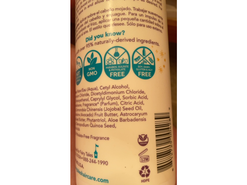 Fairy Tales Curly-Q Hydrating Conditioner, Quinoa, Avocado Butter, Aloe, 32 fl oz/946 mL