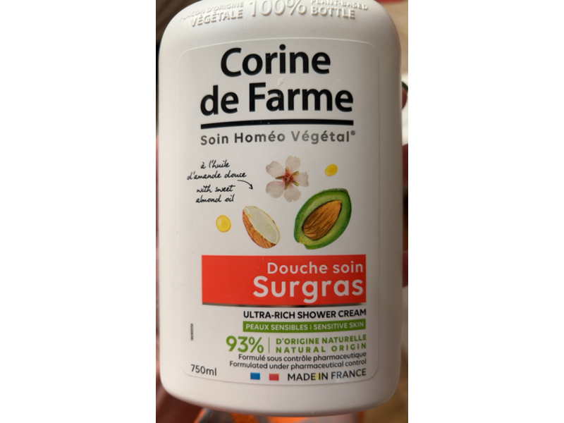 Corine De Farme Ultra-Rich Shower Cream, 750 mL