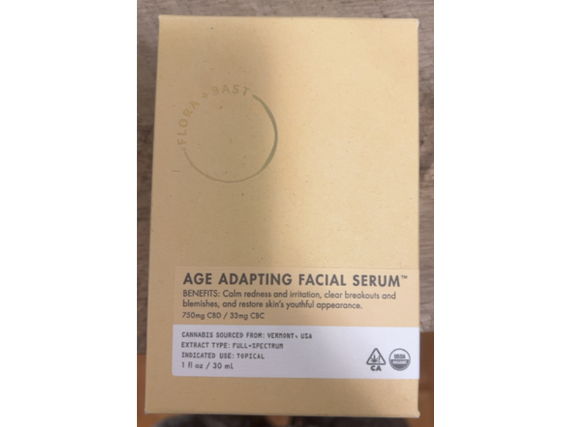 Flora + Bast Age Adapting Facial Serum, 1 fl oz/30 mL