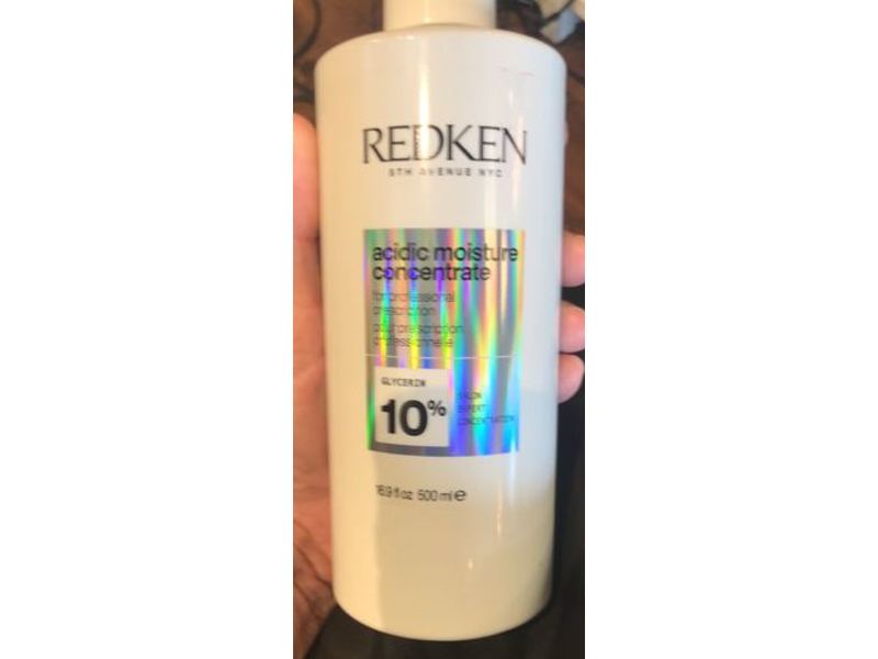 Redken Acidic Moisture Concentrate, Glycerin, 16.9 fl oz/500 mL