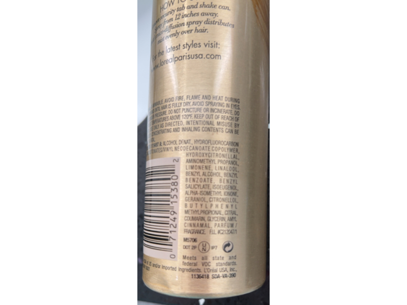 L'Oreal Paris Elnett Satin Hairspray, Strong Hold, 11 oz/312 g