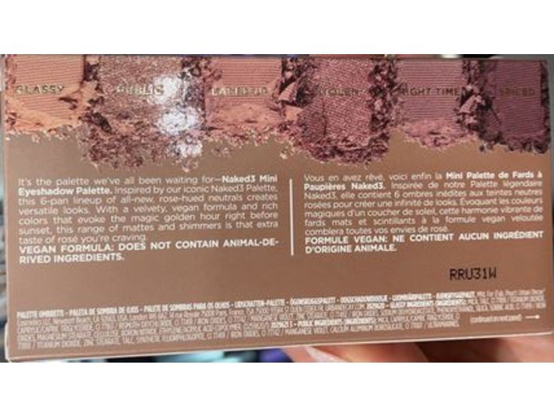 Urban Decay Naked3 Mini Eyeshadow Palette