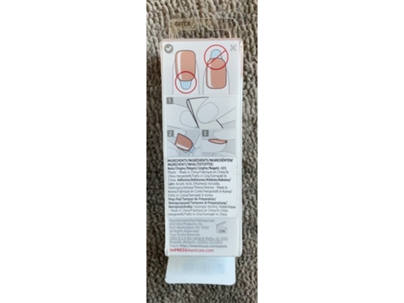 imPRESS Press On Manicure False Nails, Sandbox, 30 Count