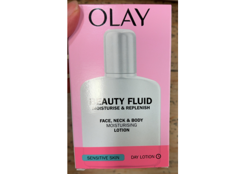 Olay Beauty Fluid Moisturizing Day Lotion, Sensitive Skin, 200 mL