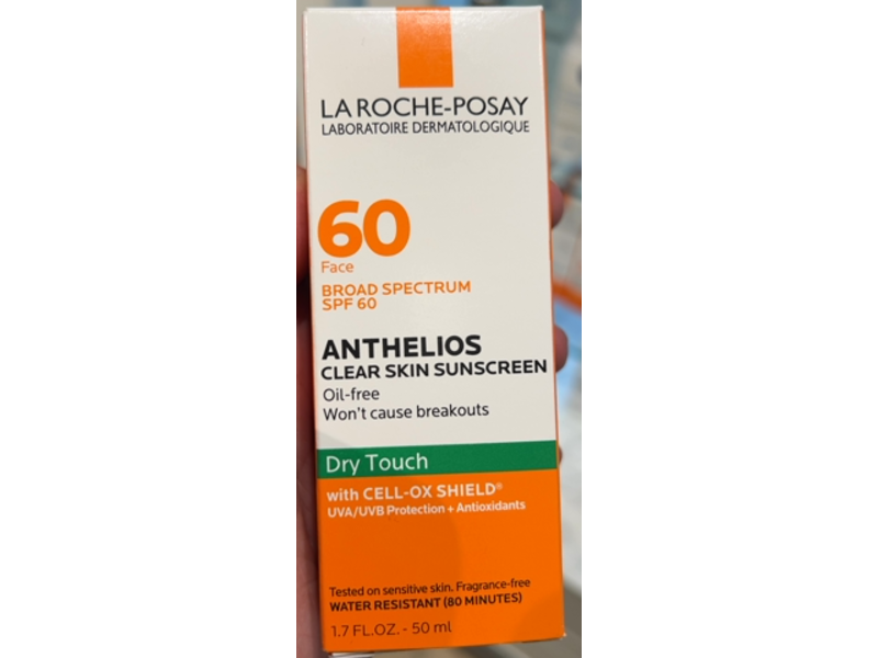 La Roche-Posay Anthelios Sunscreen, SPF 60, 1.7 fl oz/50 mL