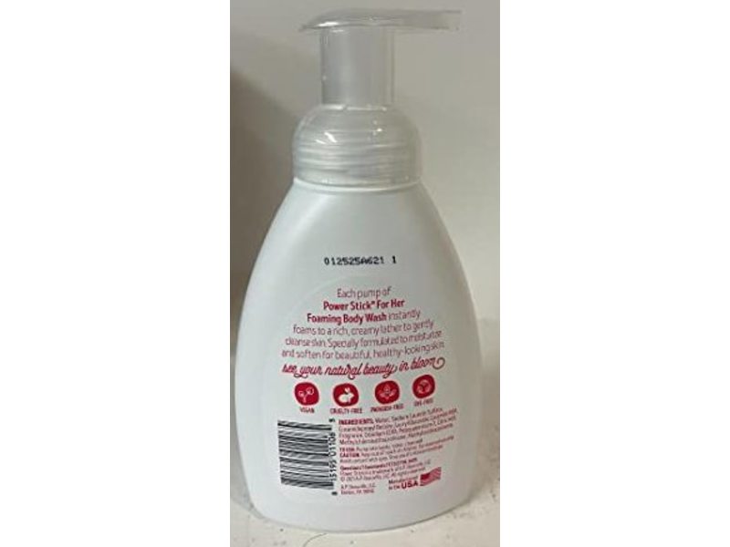 Power Stick Intense Moisture Foaming Body Wash, Pomegranate Lemon Verbena, 12.5 fl oz/369 mL