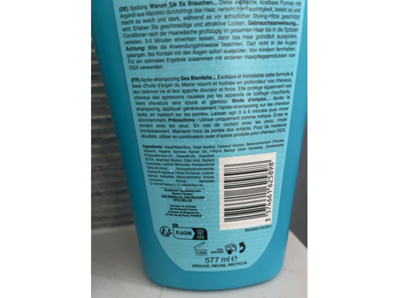 Ogx Repairing + Argan Oil of Morocco Conditioner, 19.5 fl oz/577 mL