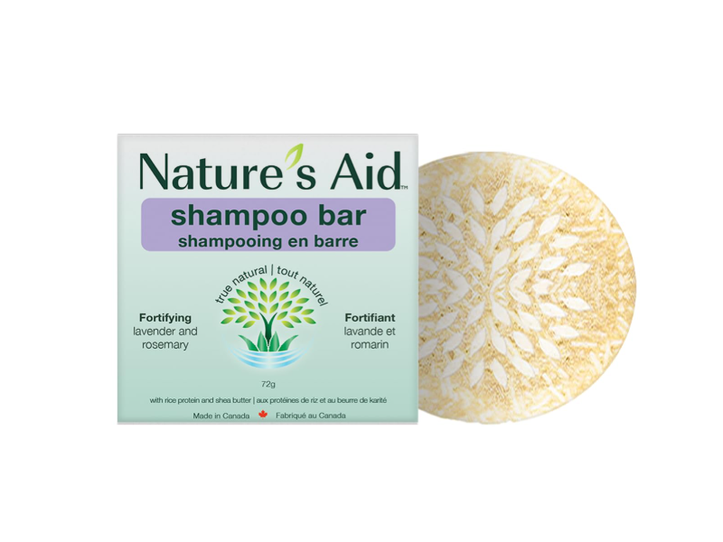 Nature's Aid Shampoo Bar, Lavender & Rosemary, 72 g