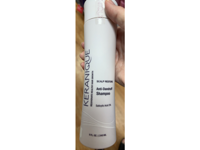 Keranique Anti Dandruff Shampoo, Salicylic Acid 3%, 8 fl oz/240 mL