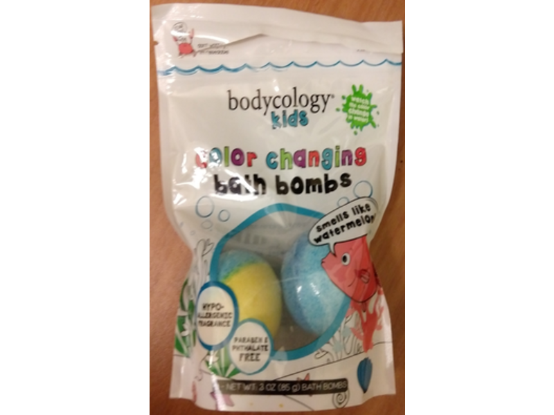 Bodycology Kids Color Changing Bath Bombs, 3 oz/85 g