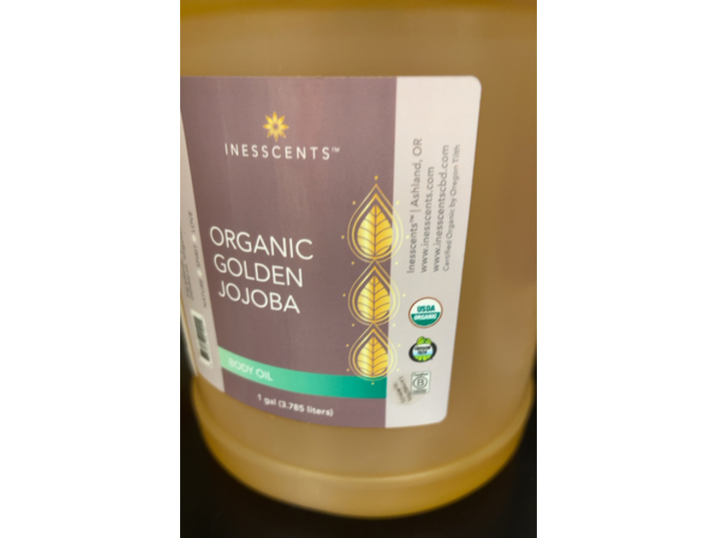 Inesscents Body Oil, Organic Golden Jojoba, 3.785 L