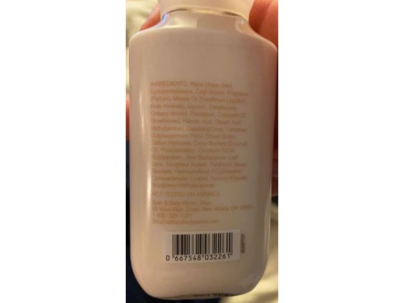 Bath & Body Works Warm Vanilla Sugar Body Lotion, Shea Butter + Vitamin E, 3 fl oz/88 mL