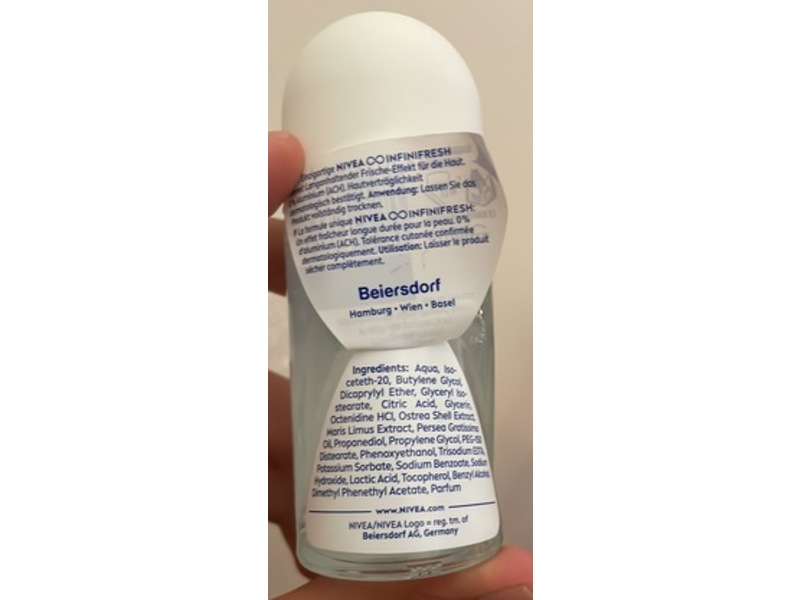 Nivea Deodrant Roll On, Fresh Flower, 50 mL