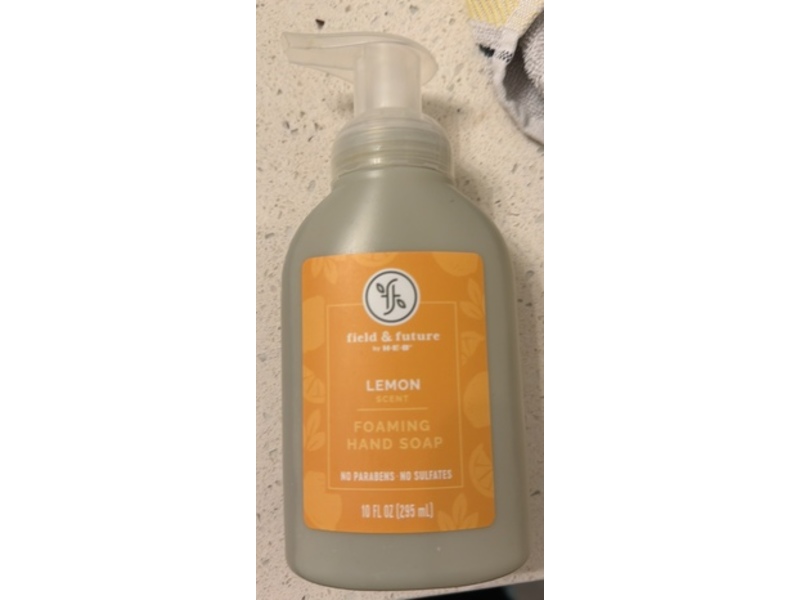 Field & Future By HEB Foaming Hand Soap, Lemon Scent, 10 fl oz/295 mL